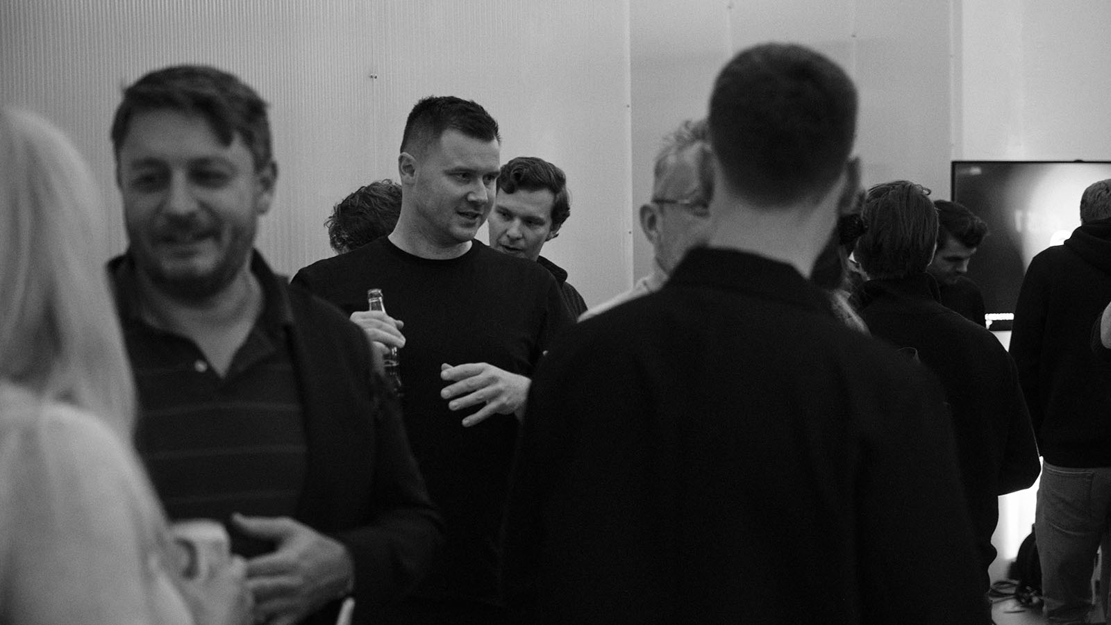 Attendees networking at a SCOUTASTIC event